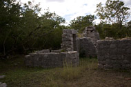 Standing Temple at Dzibilchaltun - dzibilchaltun mayan ruins,dzibilchaltun mayan temple,mayan temple pictures,mayan ruins photos
